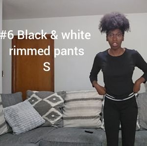 S ⚫️&⚪️Bomber pants